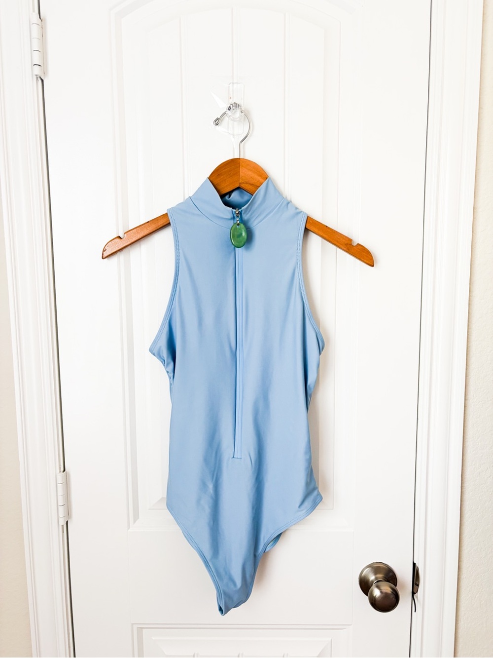 Sleeper Flipper Swimsuit with Malachite Detail Blue One Piece Size Small - Picture 2 of 5